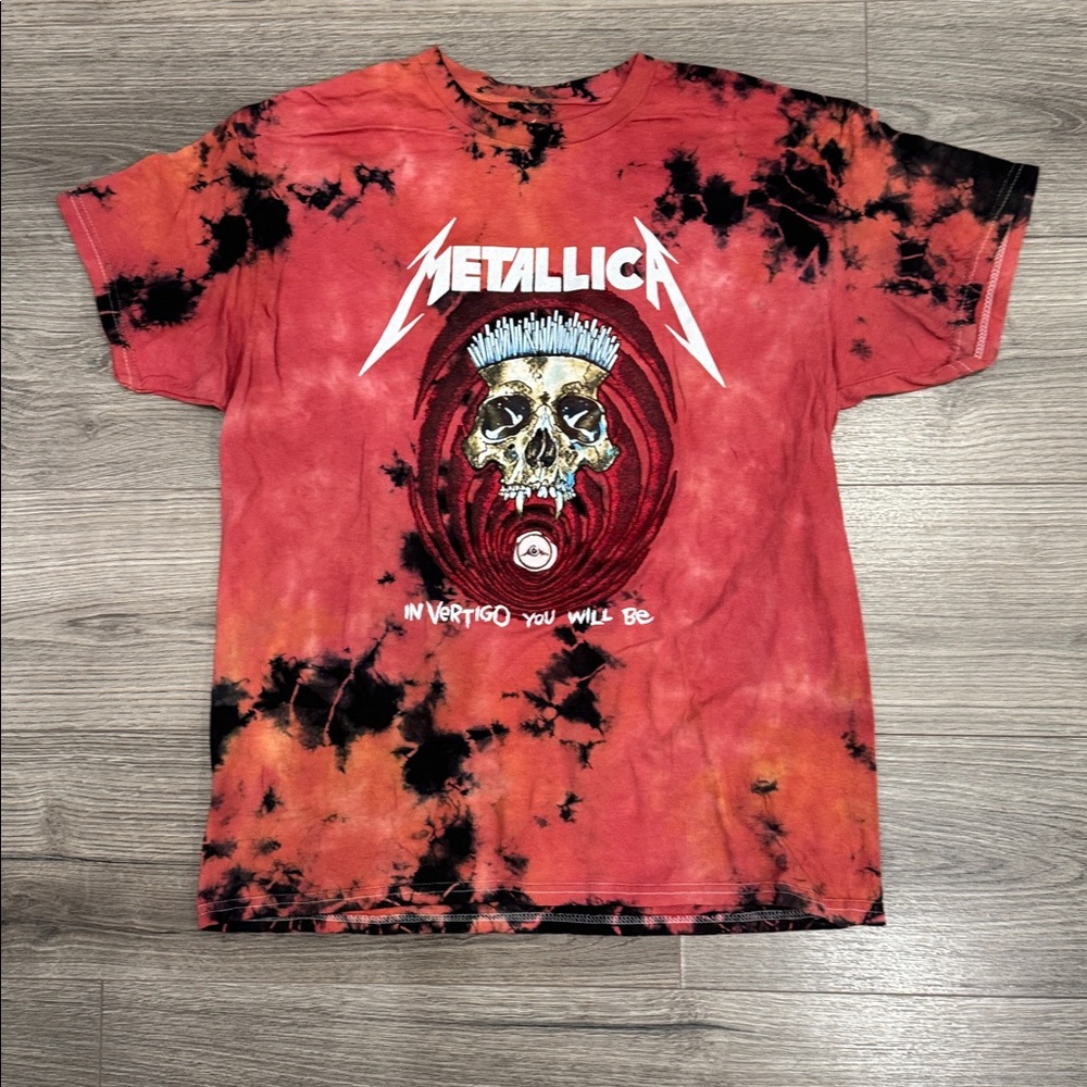 Metallica In Vertigo You Will Be Tye Dye Band Tee Shirt Men’s Size Medium